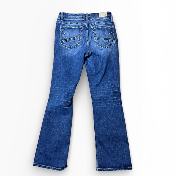 BKE Payton Mid Rise Universal Fit Tailored Bootcut Jeans Blue Size 28x29 Western - Picture 2 of 10
